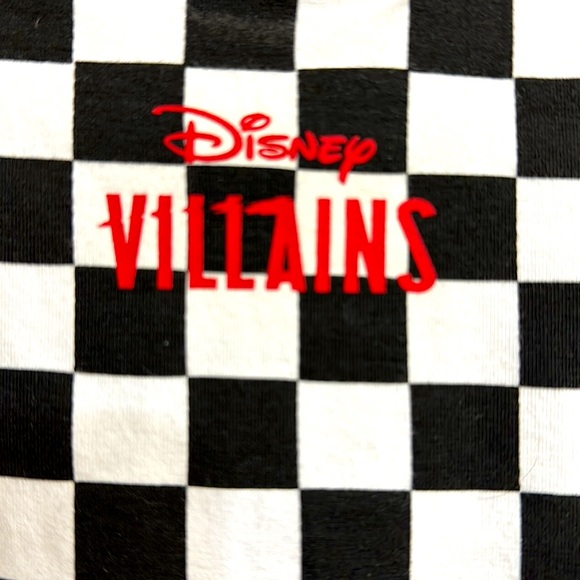 FILA Disney Villains BNWT Checkered Crop Top - Picture 4 of 7
